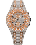 Rose Eclipse Iced-Out Watch