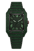 Emerald Noir Iced-Out Watch