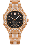 Rose Noir Prestige Iced-Out Watch