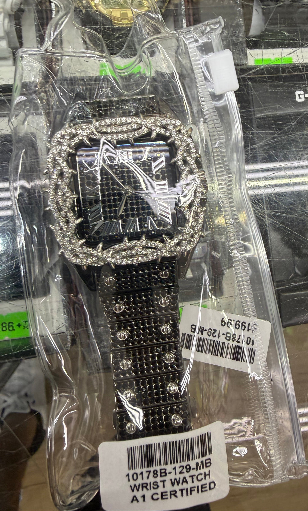 Black Thorn Iced-Out Watch