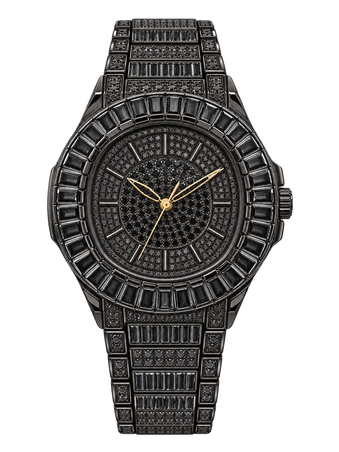 Blackout Baguette Prestige Iced-Out Watch