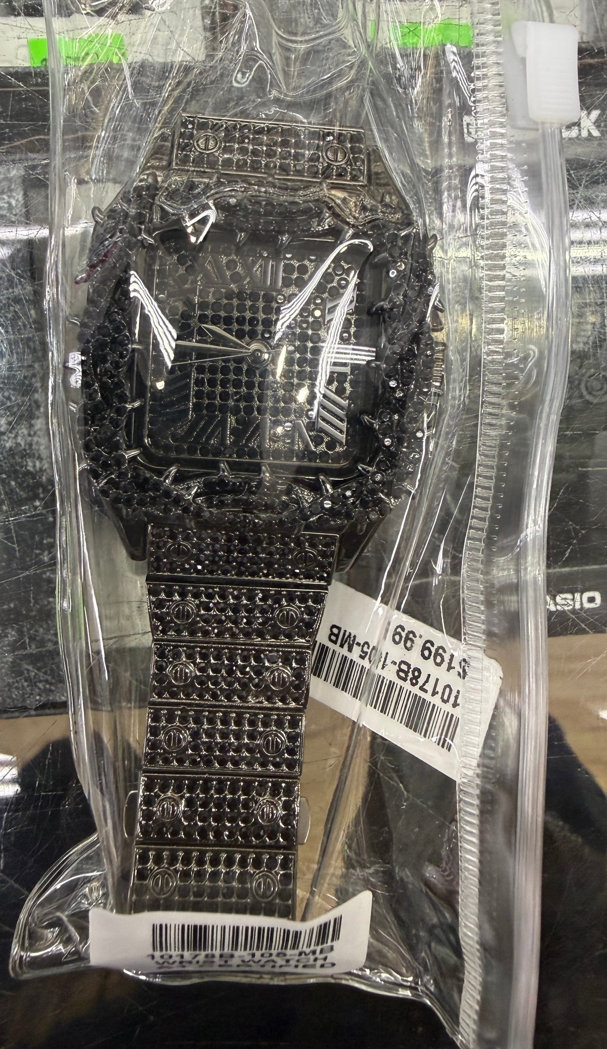Blackout Thorn Iced-Out Watch