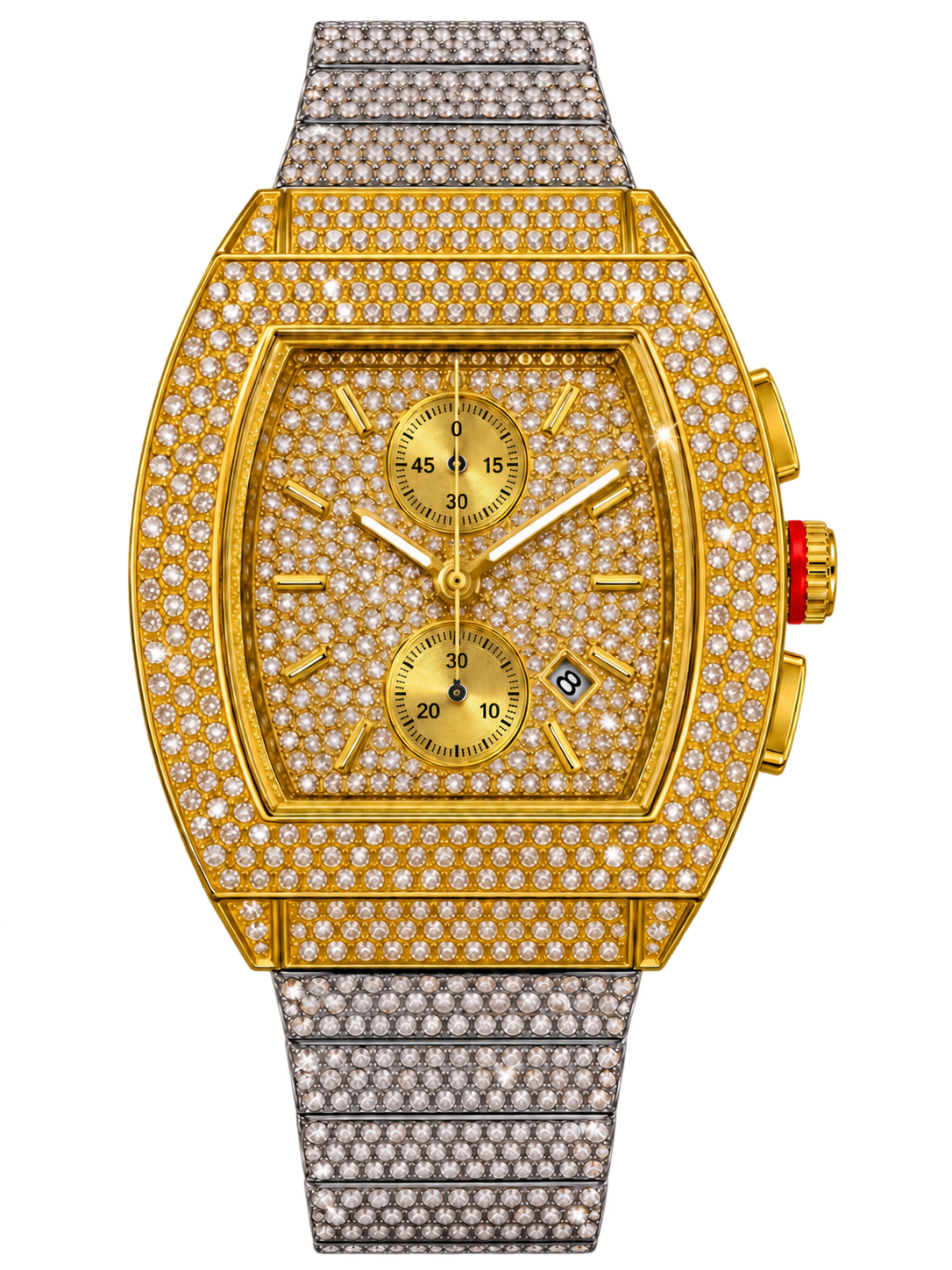 Golden Dynasty Iced-Out Watch